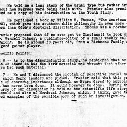Notes from Gunnar Myrdal re...