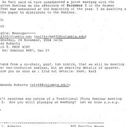 Correspondence, 2004-12-03....