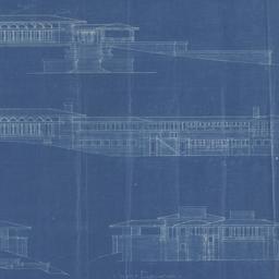 Working drawing #3: South, ...