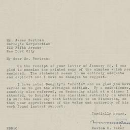 Board Meeting, 1/18/1934