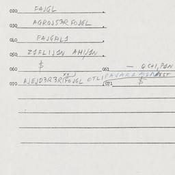 Eastern questionnaire, answ...