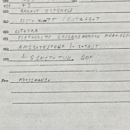 Eastern questionnaire, answ...