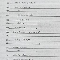 Eastern questionnaire, answ...