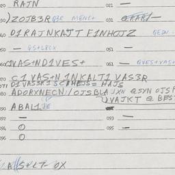 Eastern questionnaire, answ...