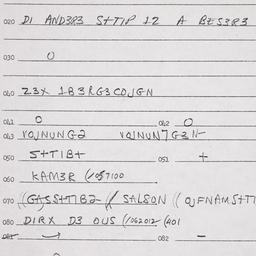 Eastern questionnaire, answ...