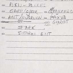 Eastern questionnaire, answ...