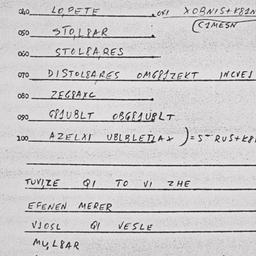Eastern questionnaire, answ...