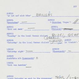 Western questionnaire, answ...