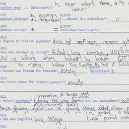 Western questionnaire, answ...