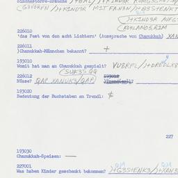Western questionnaire, answ...