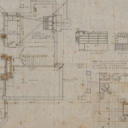 Basement plan, site plan