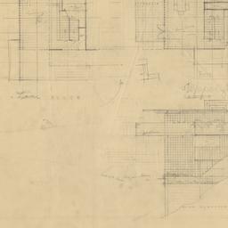 Three plans, elevation