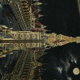 View of Luna Park at Night,...