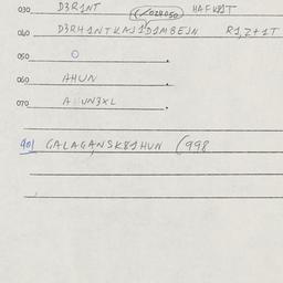 Eastern questionnaire, answ...