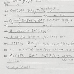 Eastern questionnaire, answ...