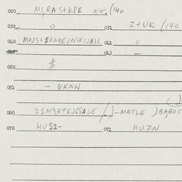 Eastern questionnaire, answ...