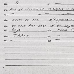 Eastern questionnaire, answ...