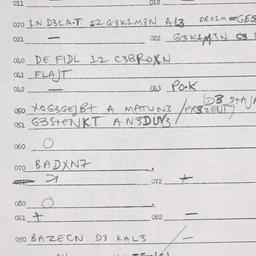 Eastern questionnaire, answ...