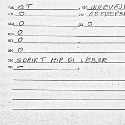 Eastern questionnaire, answ...