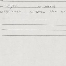 Eastern questionnaire, answ...