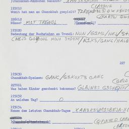 Western questionnaire, answ...