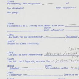 Western questionnaire, answ...