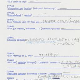 Western questionnaire, answ...