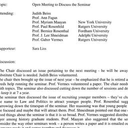 Minutes, 2001-12-06. Law an...
