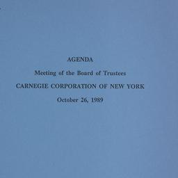Meeting of the Board of Tru...
