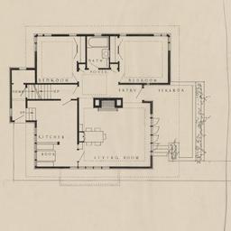 First floor plan for public...