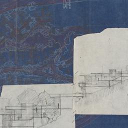 Site plan, elevation overlay