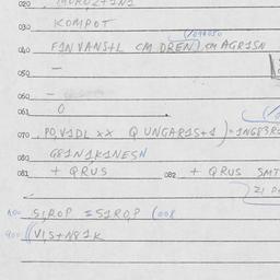 Eastern questionnaire, answ...