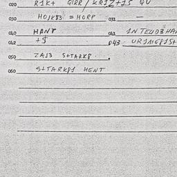 Eastern questionnaire, answ...