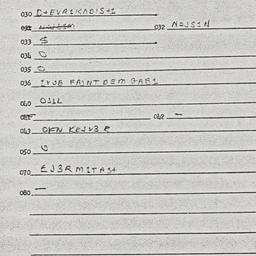 Eastern questionnaire, answ...