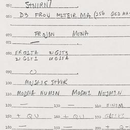 Eastern questionnaire, answ...