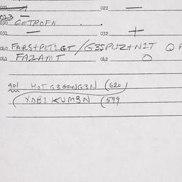 Eastern questionnaire, answ...