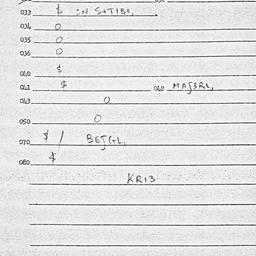 Eastern questionnaire, answ...