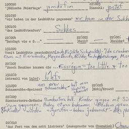Western questionnaire, answ...