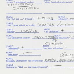 Western questionnaire, answ...