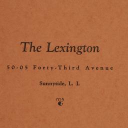 The Lexington, 50-05 43 Avenue