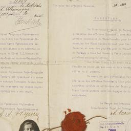 Passport issued by Norwegia...