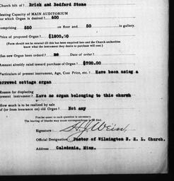 Carnegie Church Organs, Wil...