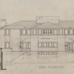 Working drawing #8: Rear el...