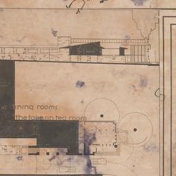 Dining rooms, tea room plan...