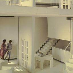 Model, interior view.