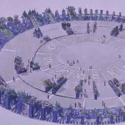 Perspective drawing.
