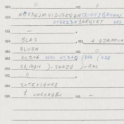 Eastern questionnaire, answ...