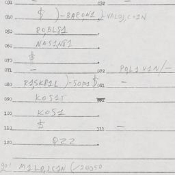 Eastern questionnaire, answ...