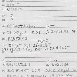 Eastern questionnaire, answ...