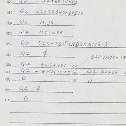Eastern questionnaire, answ...